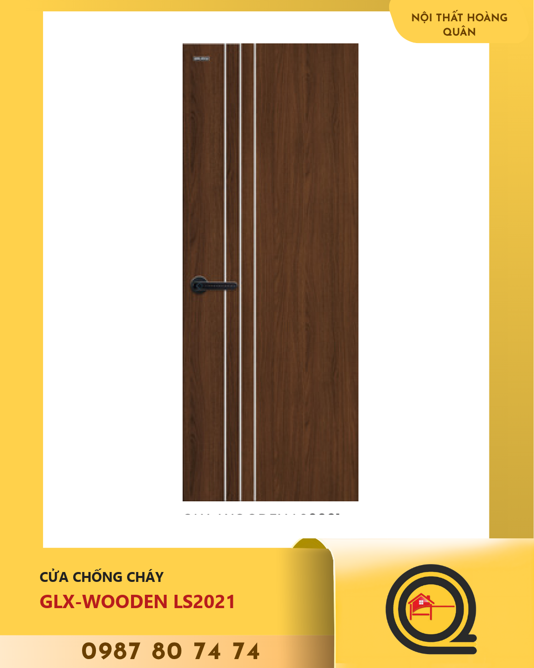 Cửa Gỗ Chống Cháy GLX-WOODEN LS2021